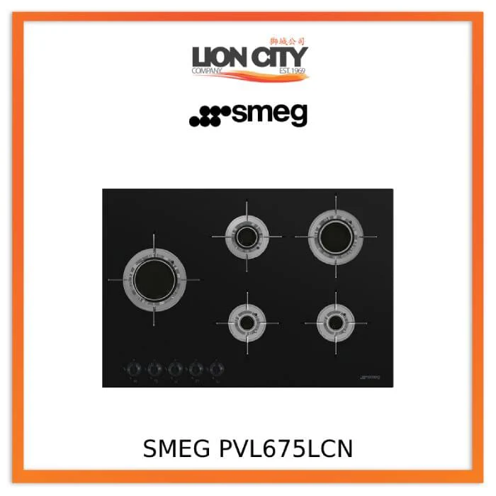 Smeg PVL675LCN Gas Hob 70/75 cm Dolce Stil Novo Aesthetic