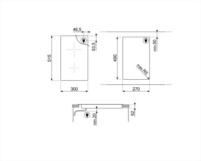 Smeg SI5322B 30cm Induction Hob - Image 5