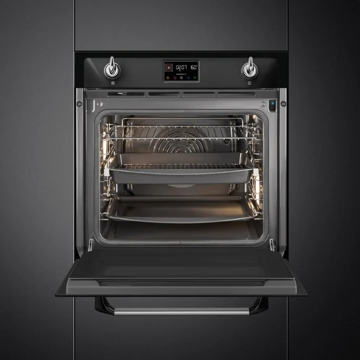 SMEG SOP6902S2PN Galileo 60cm SteamOne Combi Oven Black - Image 3