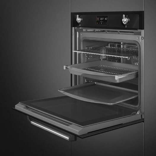 SMEG SOP6902S2PN Galileo 60cm SteamOne Combi Oven Black - Image 4