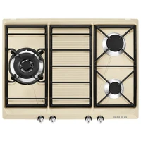 SMEG SR973PGHSG 70cm Gas Hob with 3 Burners Victoria - Image 2