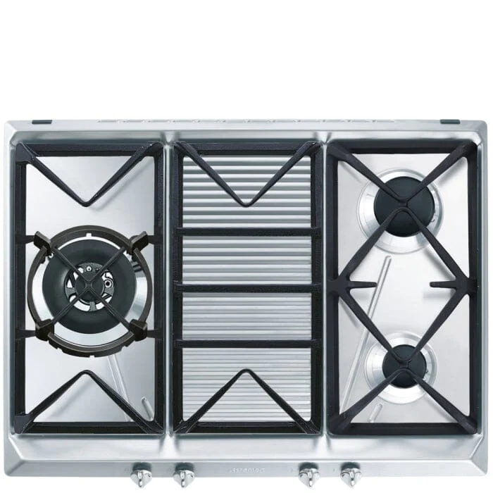 Smeg SRV573XG 70/75 cm Gas Hob Contemporanea Aesthetic - Image 3