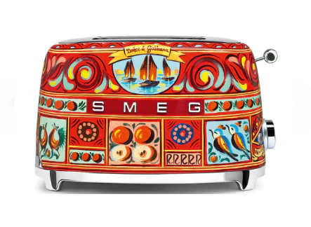 Smeg TSF01DGEU  2 Slice Toaster, D&G Sicily is my Love Collection with 2 Years Warranty - Image 2