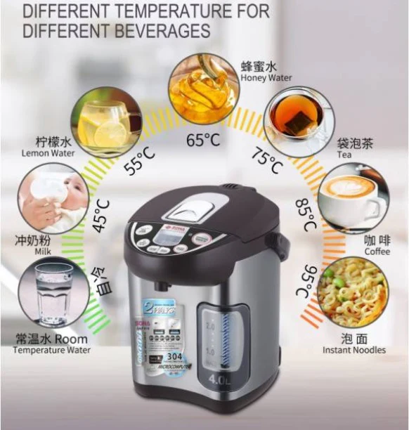 Sona SAP 919 4L Digital Non-Stick Coated Electric Airpot - Image 3