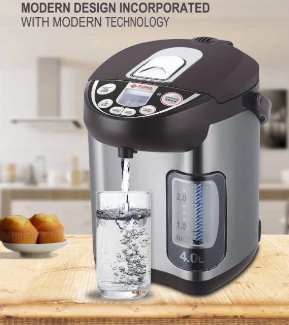 Sona SAP 919 4L Digital Non-Stick Coated Electric Airpot - Image 4