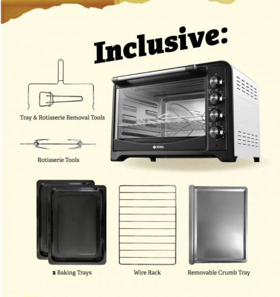 Sona SEO 227070L Electric Oven - Image 3