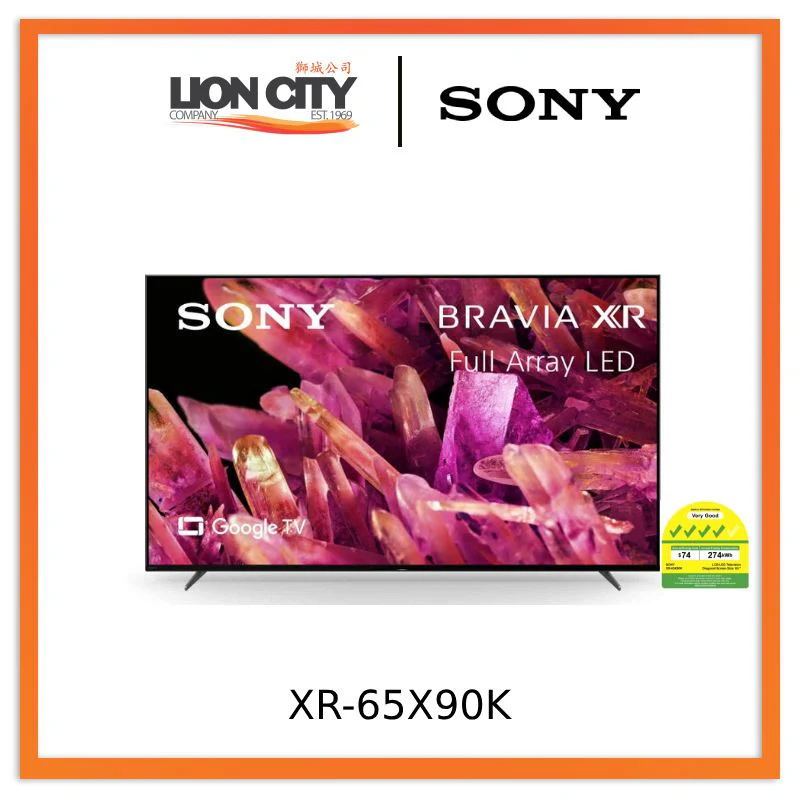 Sony XR-65X90K 65" X90K BRAVIA XR 4K Ultra HD Smart TV (Google TV)