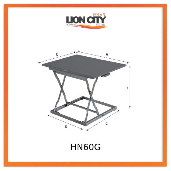 Standing Desktop Elevating Workbench Folding Computer Desk Standing Workstation Computer Stand - Image 14