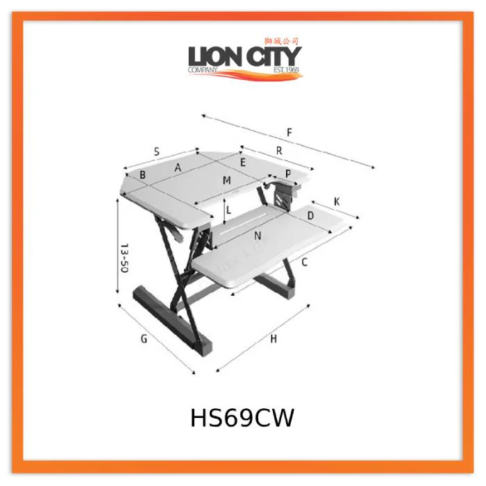 Standing Desktop Elevating Workbench Folding Computer Desk Standing Workstation Computer Stand - Image 25