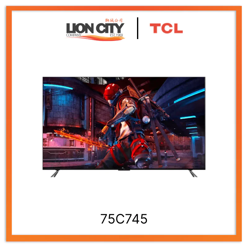 TCL 75C745 75" QLED Gaming TV