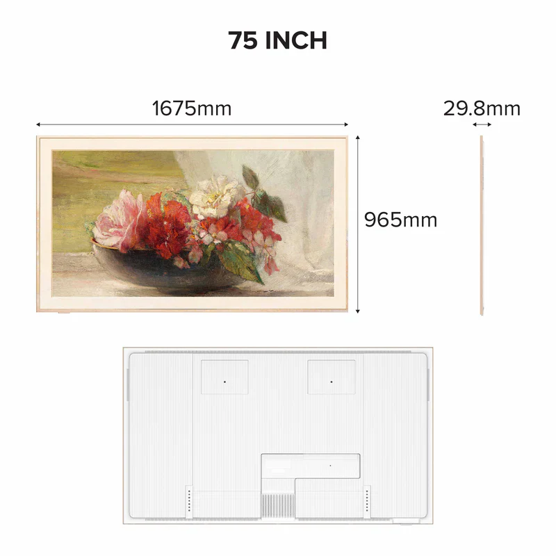 TCL A300 Pro 55"/75" B&O Sound System Nxtframe TV Canvas TV Frame TV 4K QLED TV - Image 5