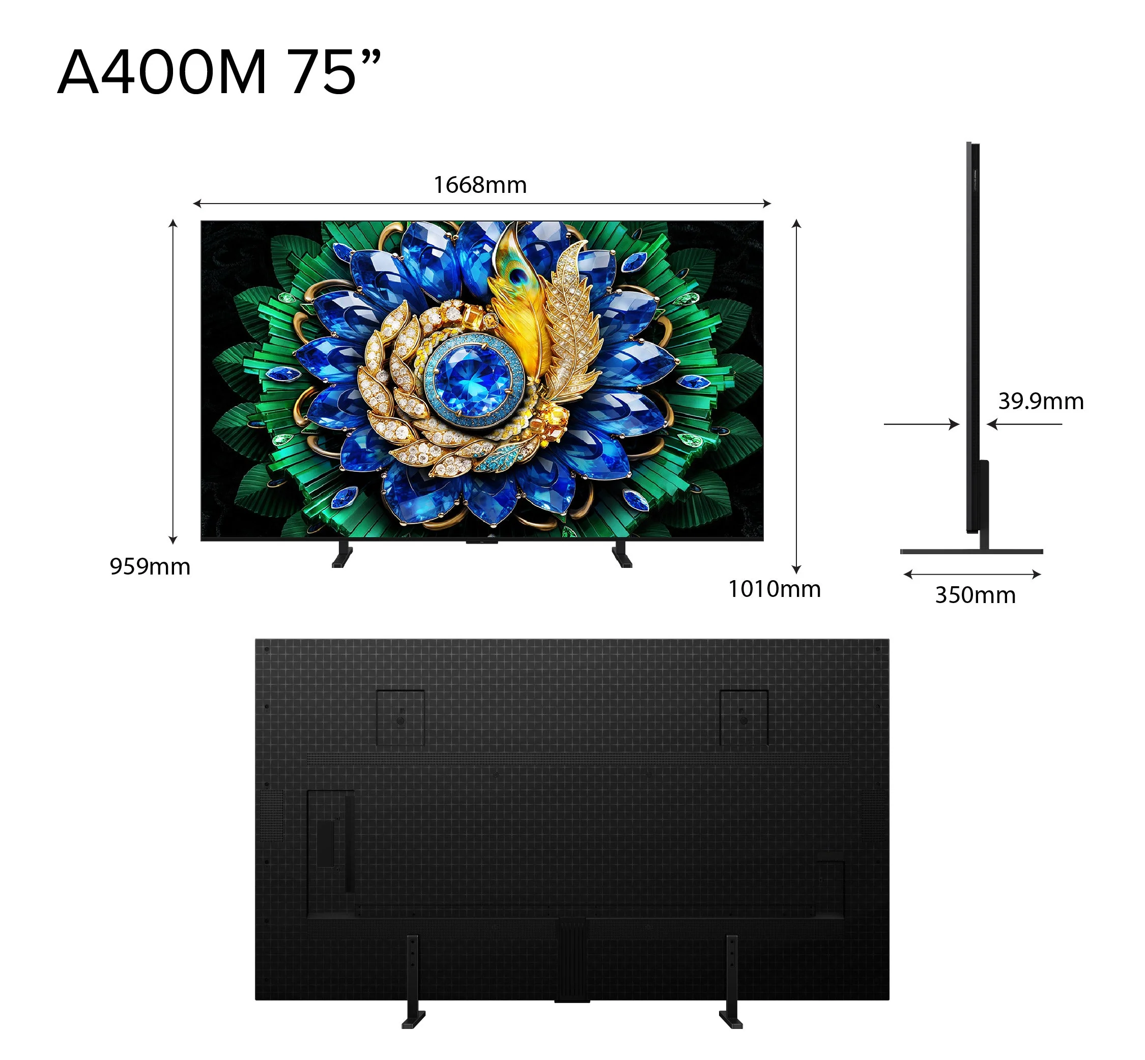 TCL A400M Premium QD-MiniLED 4K TV 55‑75 Inch Precise Dimming - Image 7