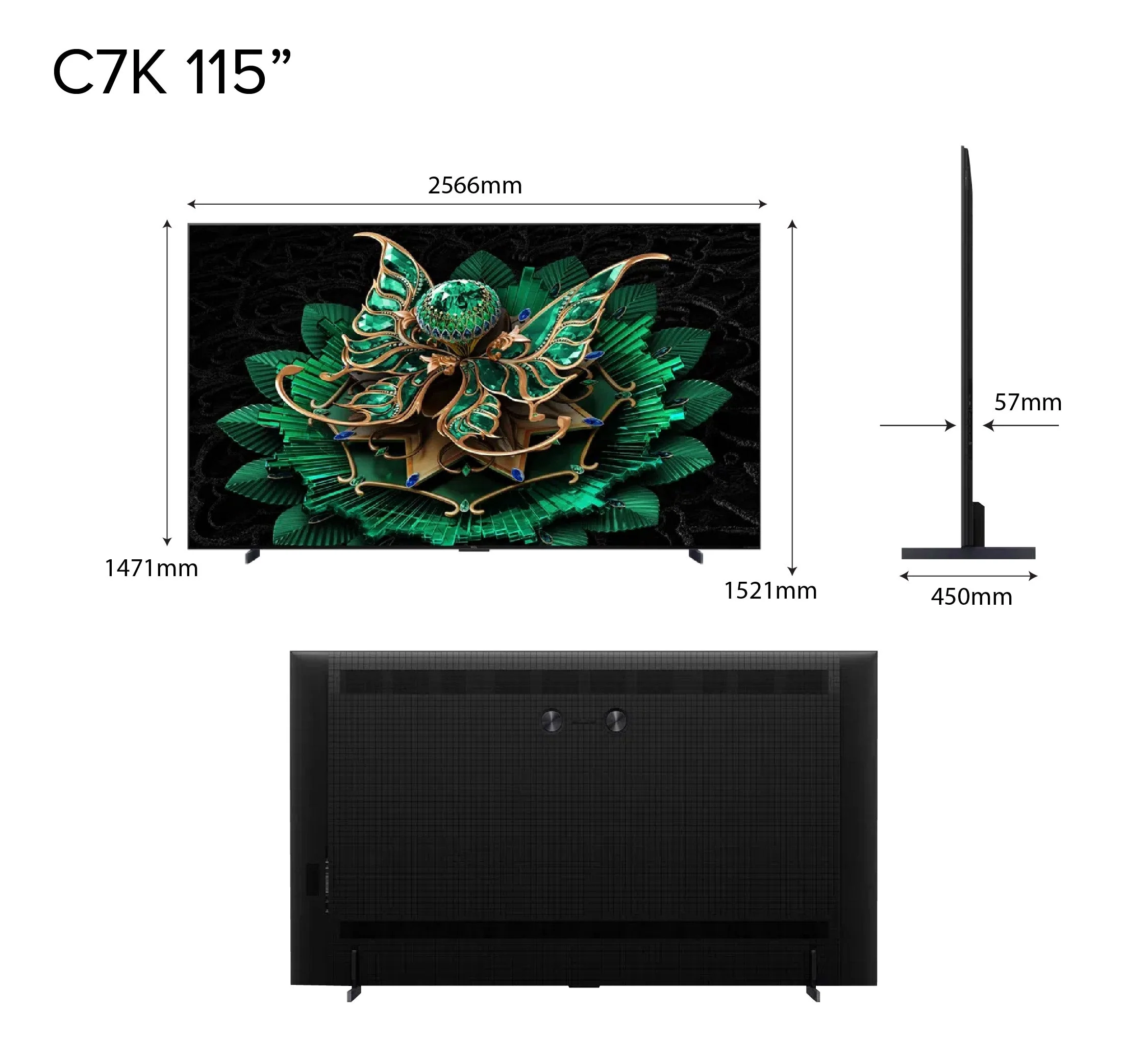 TCL C7K 4K Premium QD Mini-LED TV 55" - 115" AI Smart Google TV - Image 10