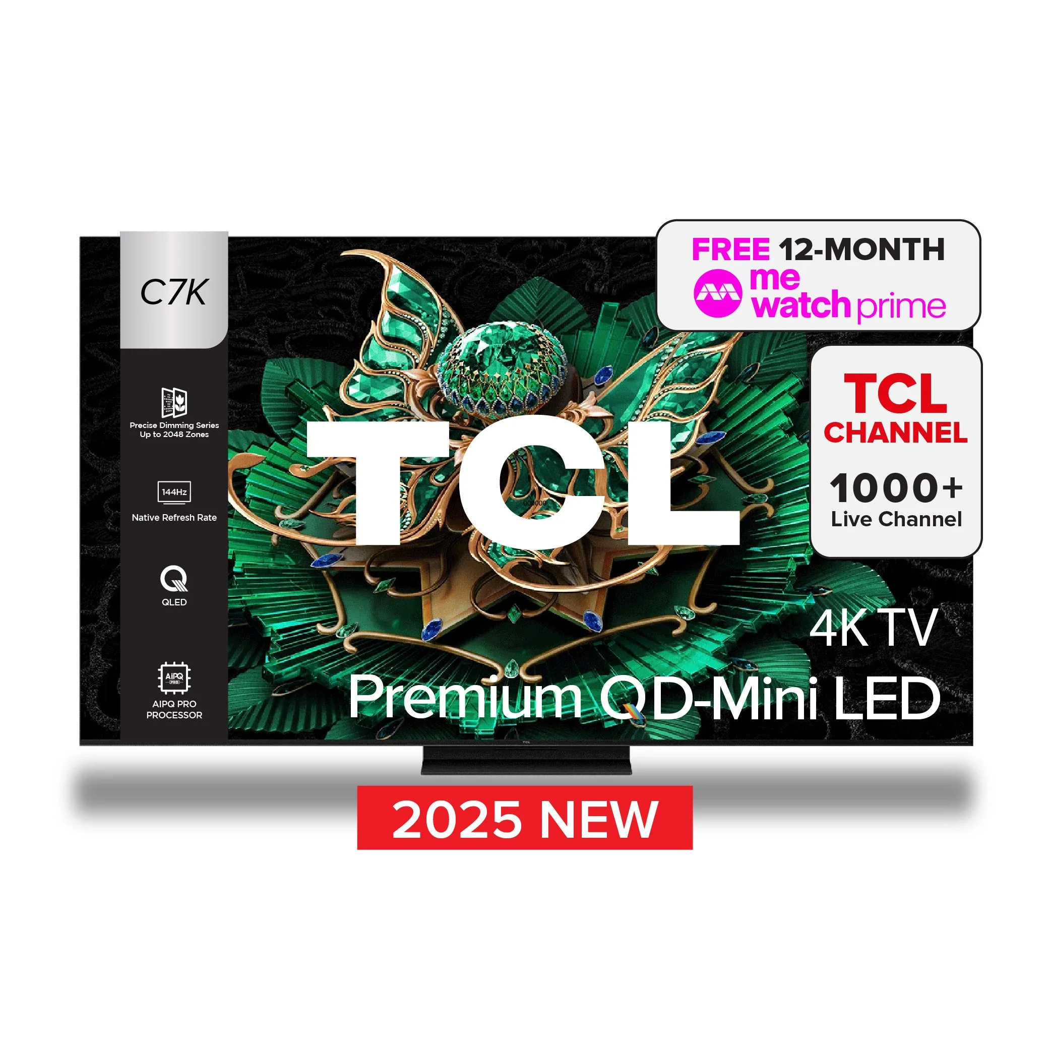 TCL C7K 4K Premium QD Mini-LED TV 55" - 115" AI Smart Google TV - Image 2