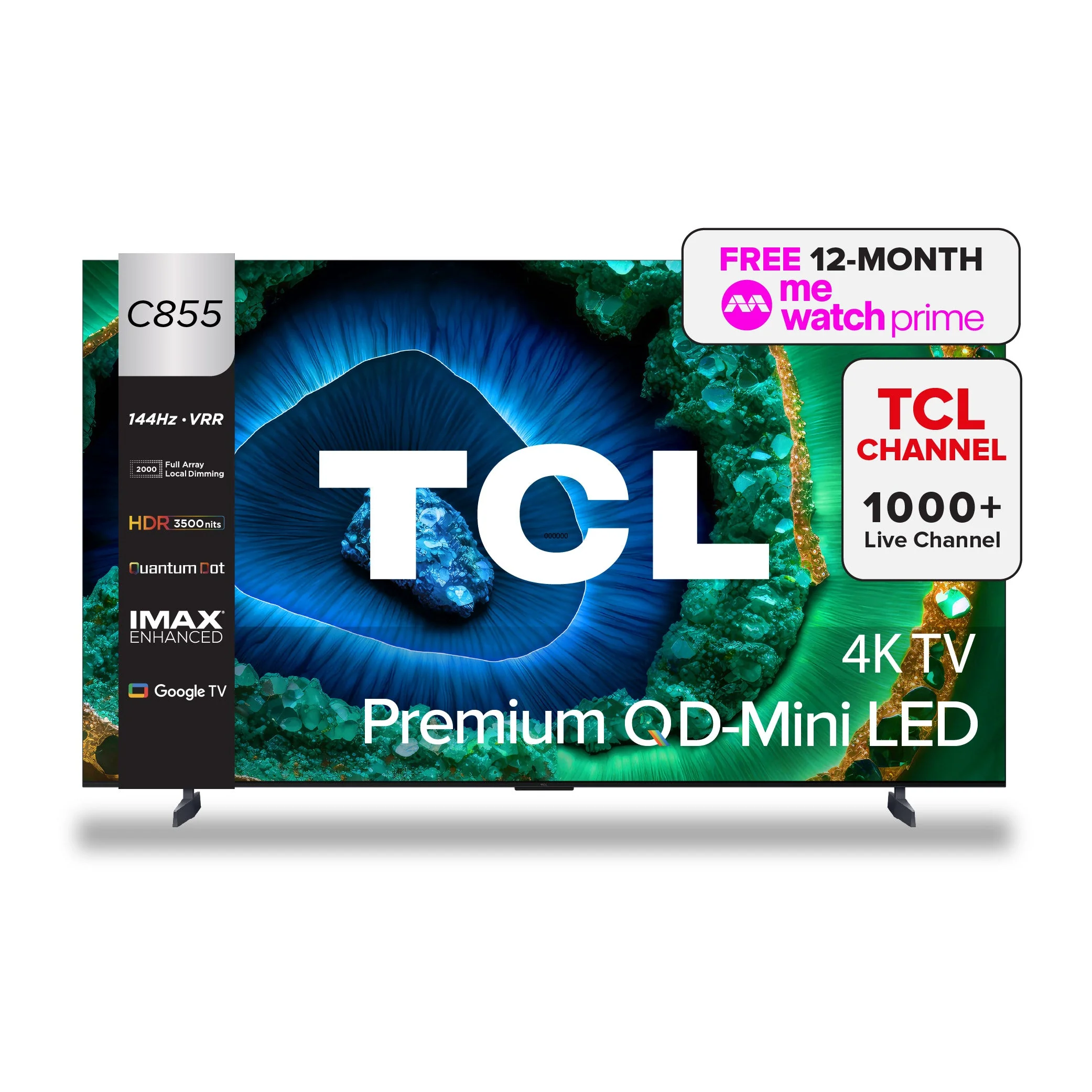 TCL C855 QD-Mini LED 4K TV 85‑98 Inch AI Smart - Image 2