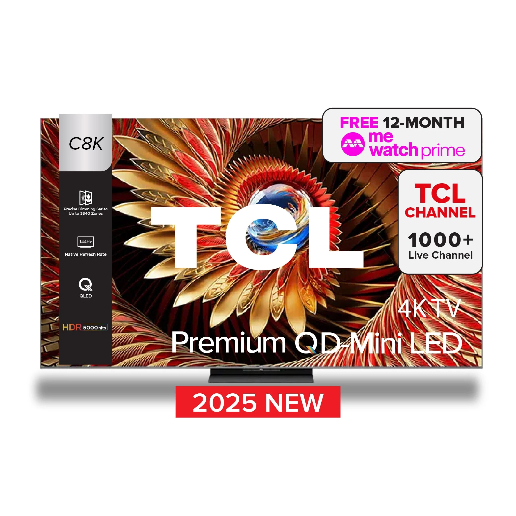TCL C8K QD-Mini TV 65‑98 Inch HDR 4500 Nits - Image 2