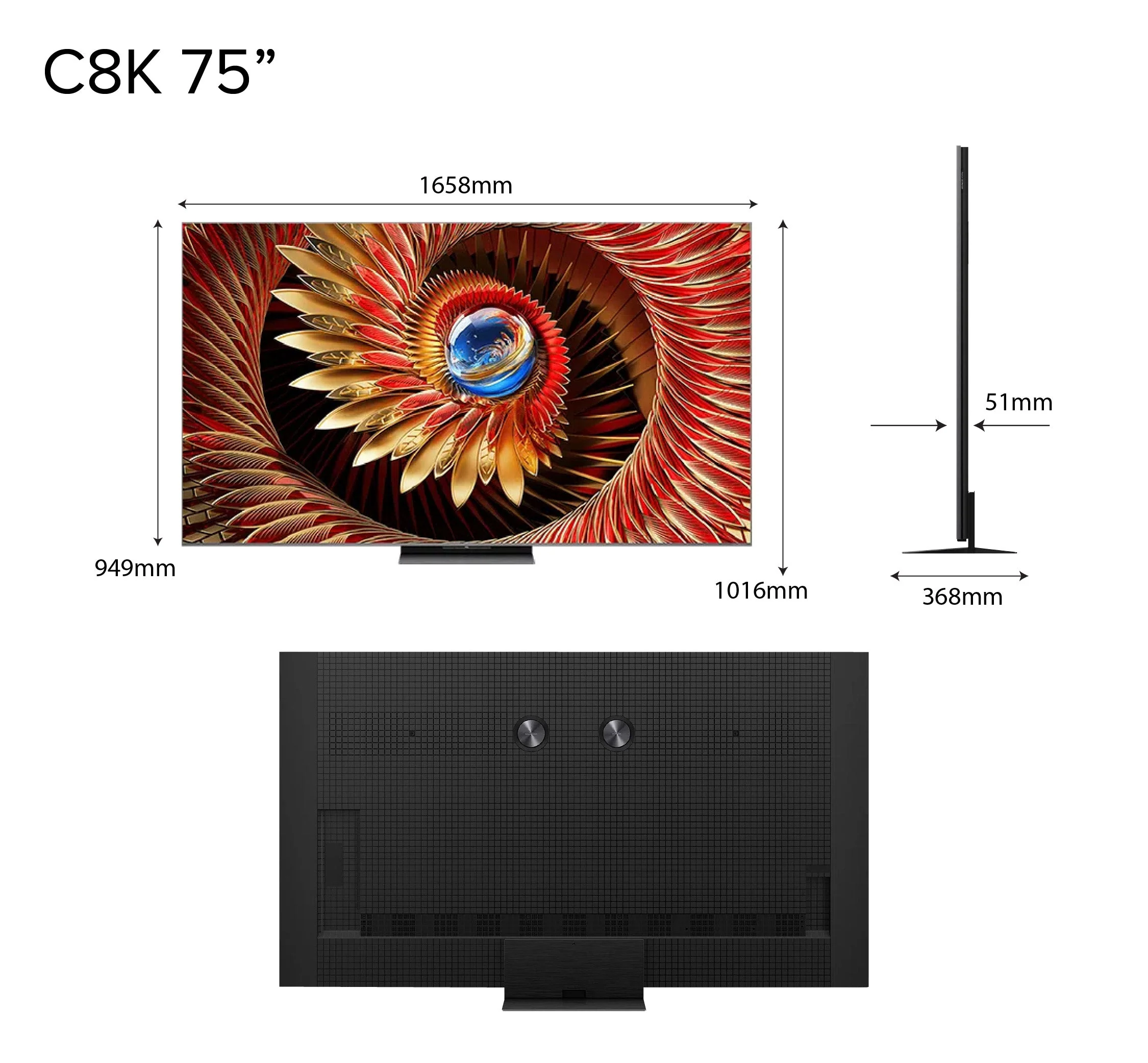 TCL C8K QD-Mini TV 65‑98 Inch HDR 4500 Nits - Image 6