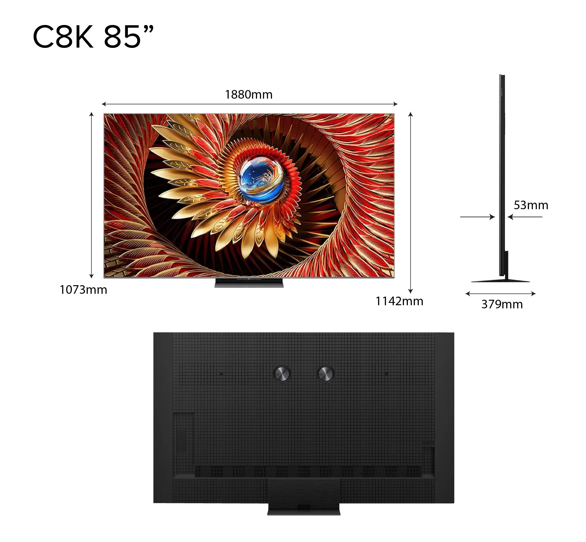 TCL C8K QD-Mini TV 65‑98 Inch HDR 4500 Nits - Image 7