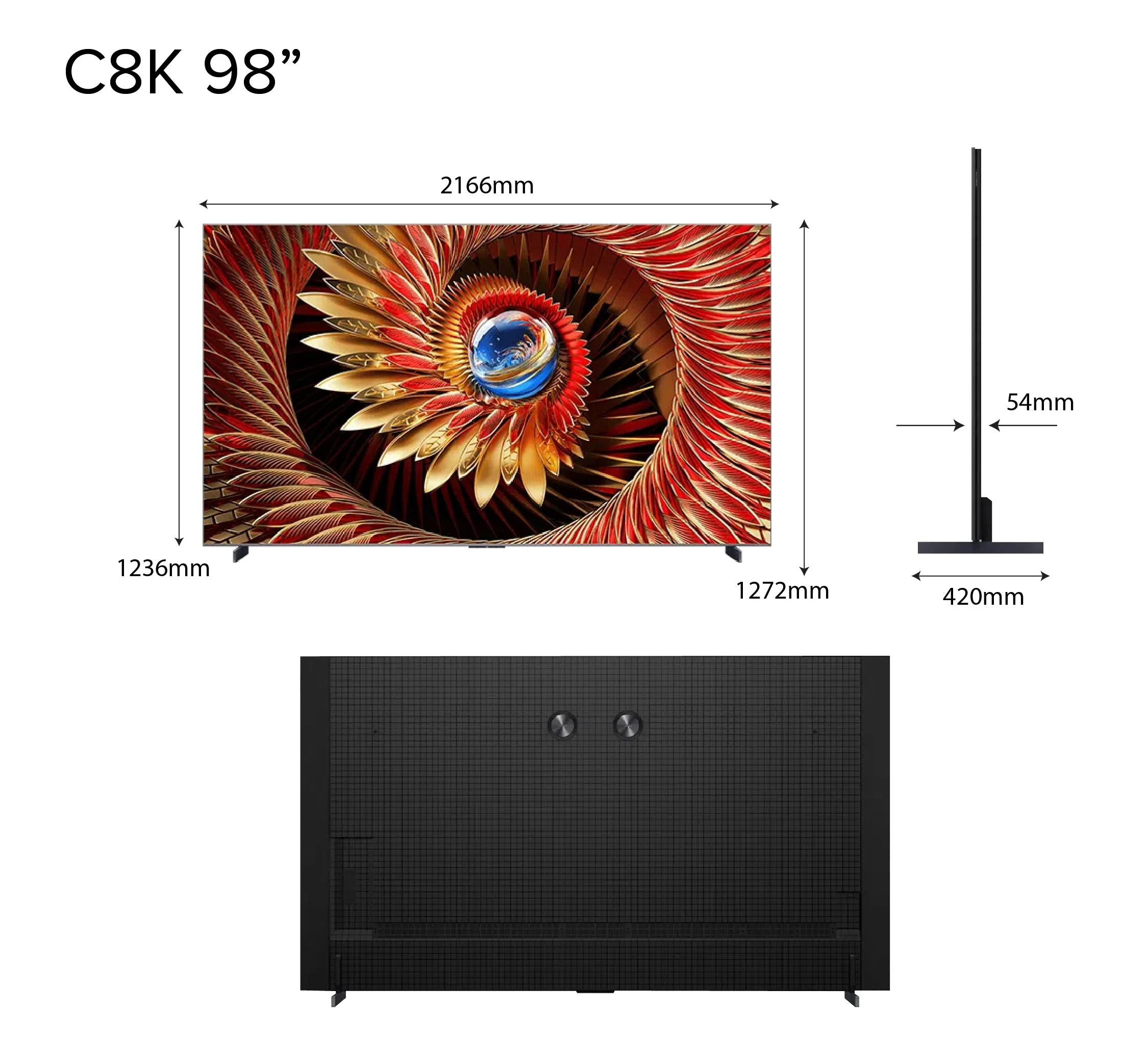 TCL C8K QD-Mini TV 65‑98 Inch HDR 4500 Nits - Image 8
