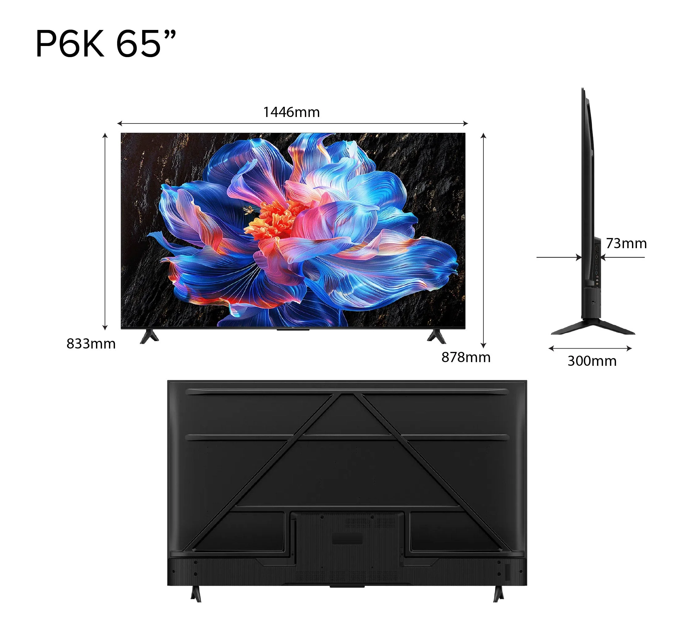 TCL P6K 4K Smart TV AI Google 43‑65 Inch - Image 8