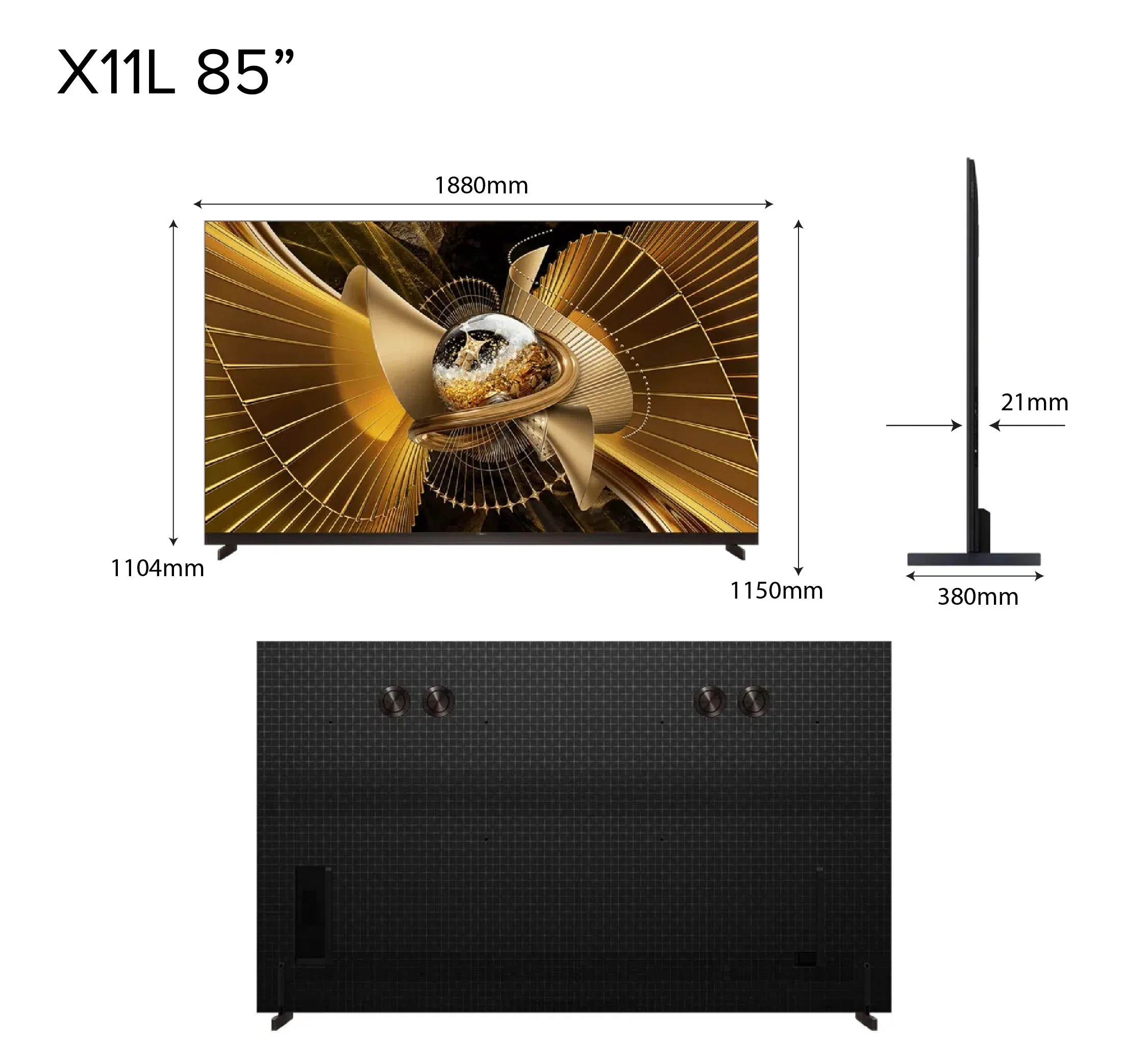 TCL X11L Premium SQD-MiniLED 4K TV 75 Inch - Image 5