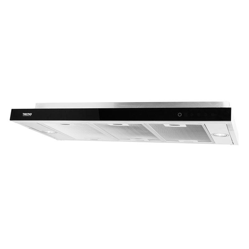 Tecno Uno TH 989 - TC3 / SS Slim Line Hood S/S w/ Black Panel 90cm, 3 Motors,Touch Control - Image 2