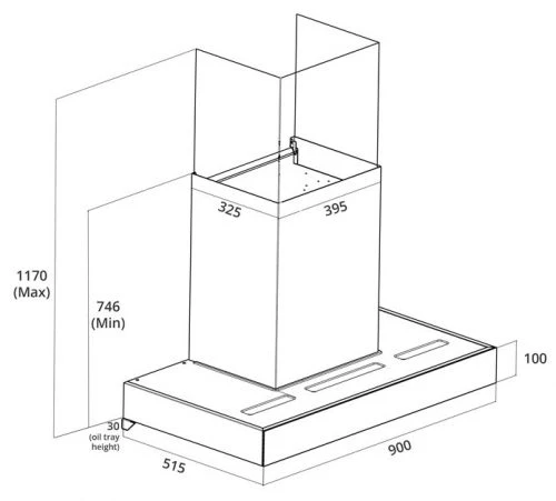 Tecno High Suction Chimney Hood KD 3288 PACKAGE OFFER2 - Image 3
