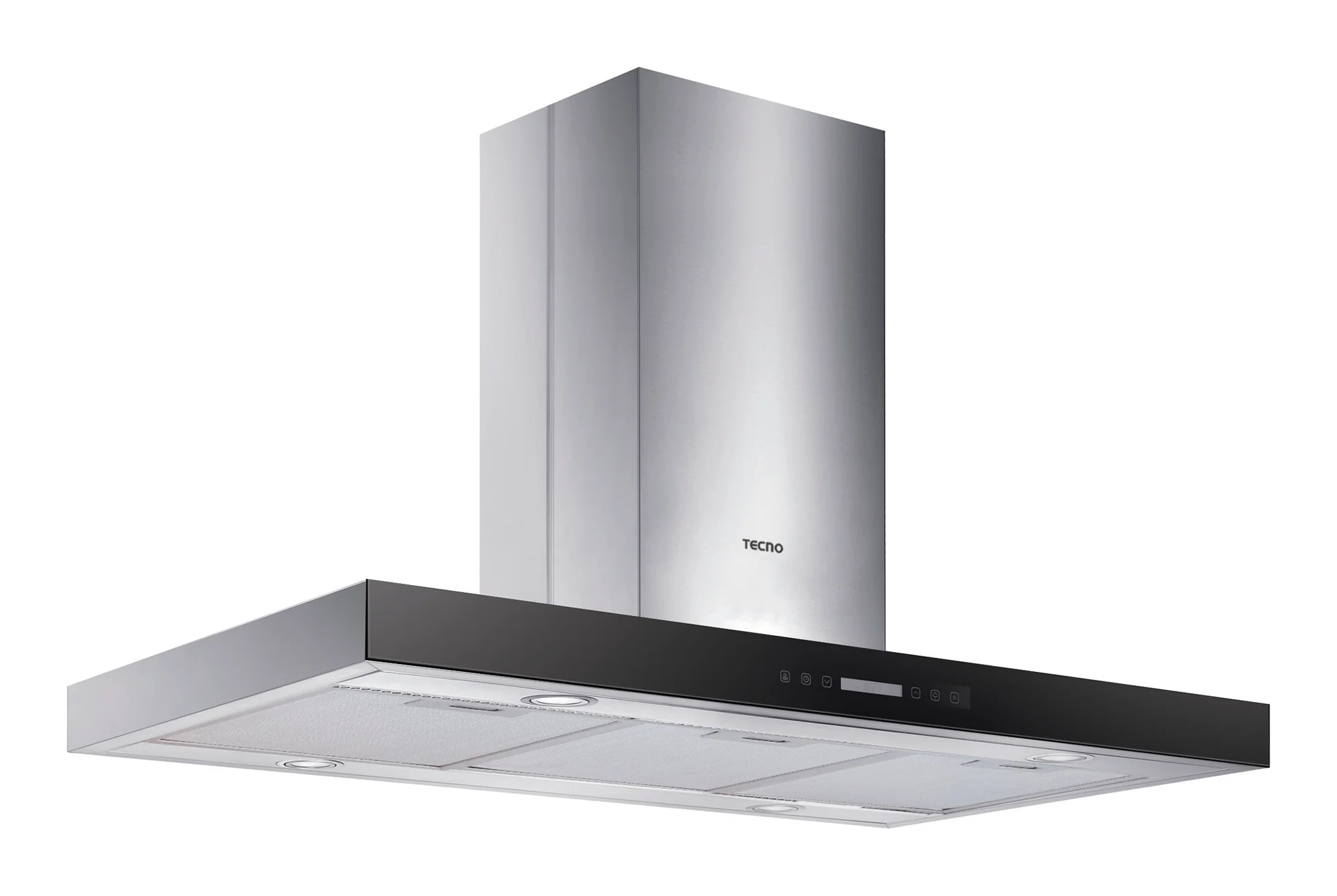 Tecno Uno ISA 9238 / SS Island Hood S/S w/ Black Panel 90cm,LCD Sensor - Image 2