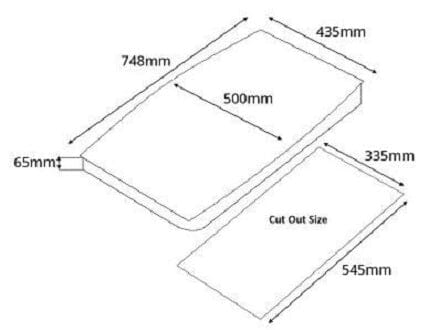 Tecno Uno MINI 2 SV Stainless Steel Hob Stainless Steel 75cm, V.V.S, 2 Burner (2x Big) - Image 4