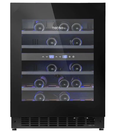 Tecno SH 34D 34 Bottle Built-in Wine Chiller (Full Black) SH34D - Image 2