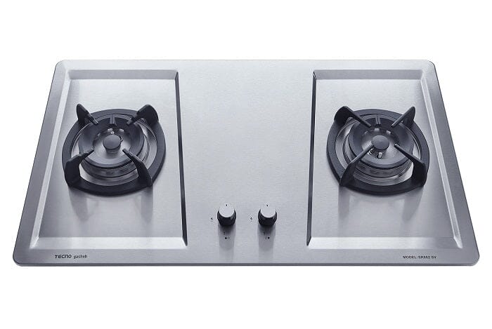 Tecno Uno SR 882 SV Stainless Steel Hob Stainless Steel 86cm, V.V.S, INFERNO*  2 Burner (2x Big Burner) - Image 2