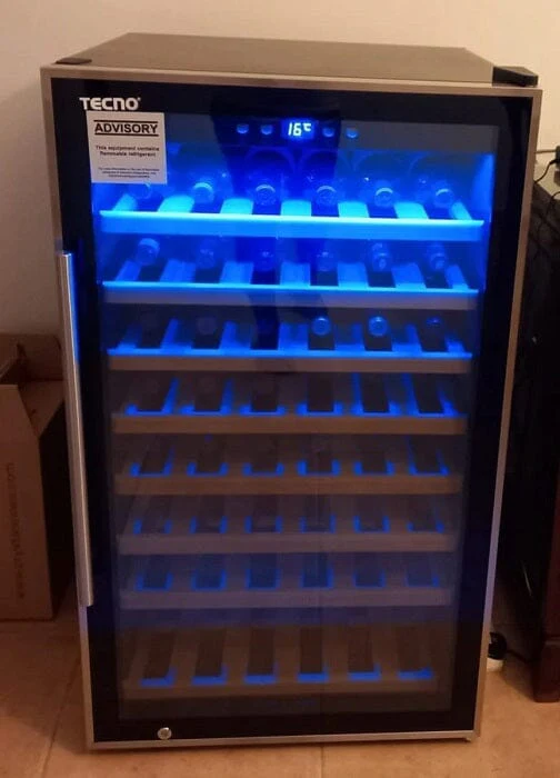 Tecno Uno SW 75 Wine Chiller Black 190L, 68Btls (750ml) - Image 3