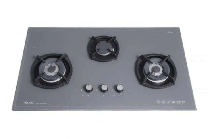 Tecno Uno T 3388 TGSV Toughened Glass Hob (SCHOTT)  88cm, V.V.S, INFERNO*  3 Burner (2x Big, 1x Medium) - Image 4