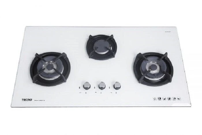 Tecno Uno T 3388 TGSV Toughened Glass Hob (SCHOTT)  88cm, V.V.S, INFERNO*  3 Burner (2x Big, 1x Medium) - Image 6