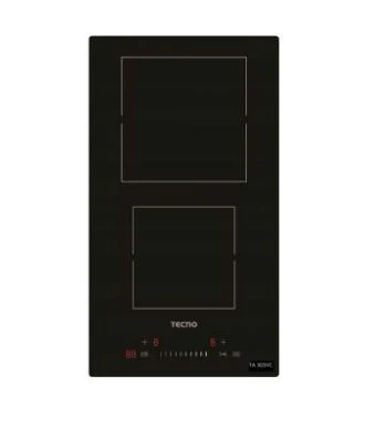Tecno Uno TA 303 VC-V2-SG Domino Ceramic Hob Black Tempered Glass 30cm, 2x Ceramic Hob - Image 2