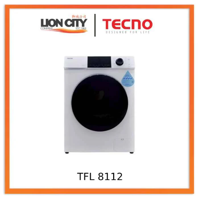 Tecno Uno TFL 8112 Washer White 8.5 kg