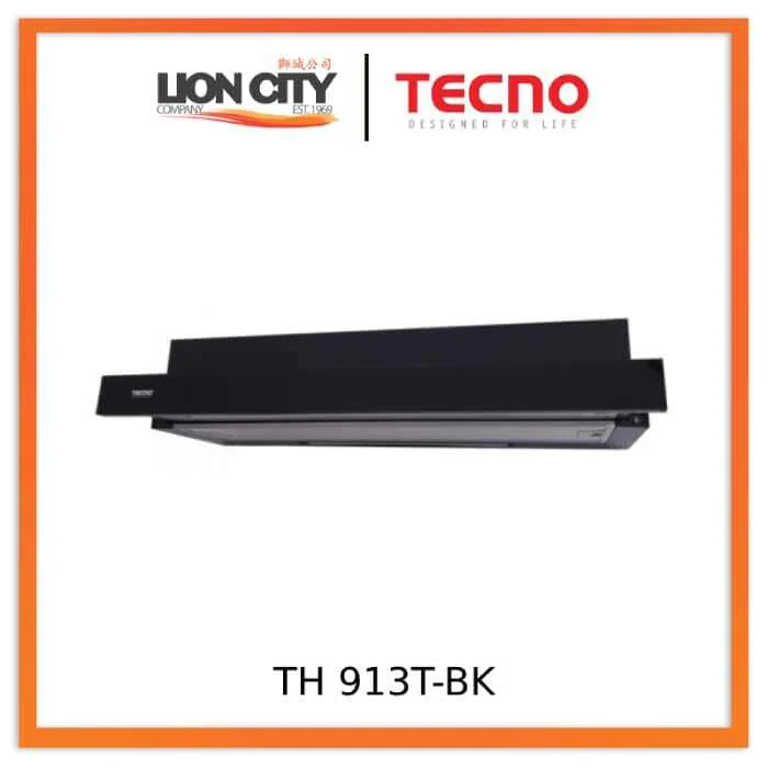 Tecno Uno TH 913 T / BK Telescopic Hood Full Black 90cm, Twin Motor