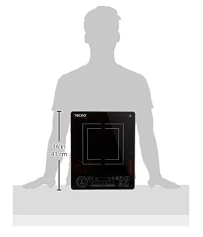 Tecno Uno TIC 2100 Portable Induction Cooker Black 10 Functions - Image 6