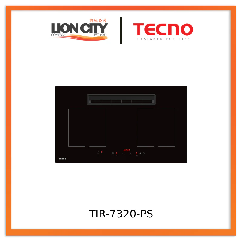 Tecno TIR 7320-PS 73cm Induction Hob with Integrated Plasma Hood