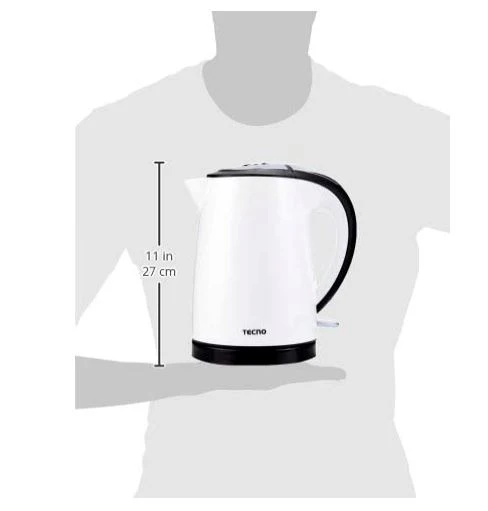 Tecno Uno TKJ 1017 Electric Kettle White 1.7L - Image 4