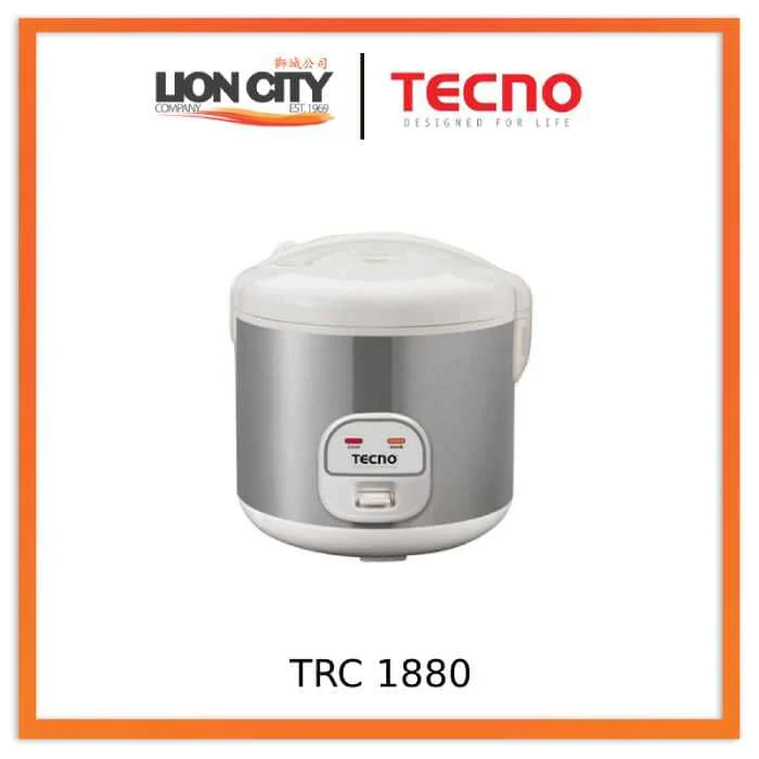 Tecno Uno TRC 1880 Rice Cooker Stainless Steel 1.8L