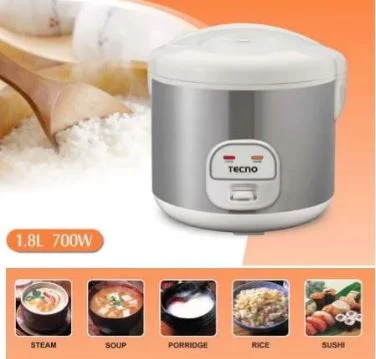 Tecno Uno TRC 1880 Rice Cooker Stainless Steel 1.8L - Image 3