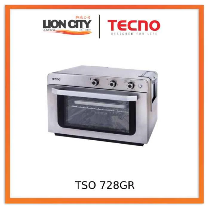 Tecno Uno TSO 728 GR Steam Oven w/ Grill Silver 26L