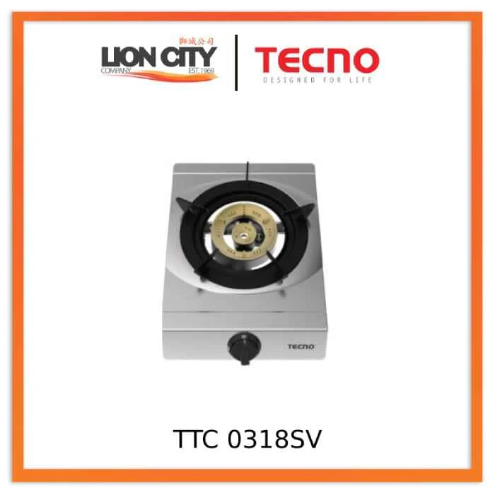 Tecno Uno TTC 0318 SV Table Top Stove Stainless Steel Matte Finish