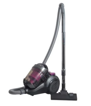 Tecno Uno TVC 2200 Cyclonic Bagless Vacuum Black w/ Grey Trim Purple Accent 2000W - Image 2