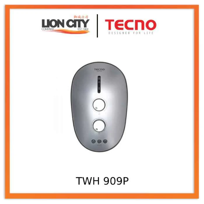 Tecno Uno TWH 909P Instant Water Heater 3.3kW, Elegant Design - Image 3