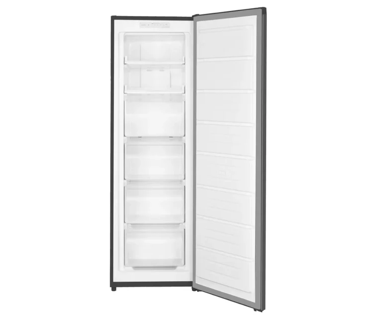 Tecno Uno TFF 208 S Upright Freezer S/S look 204L, Frost Free, Reversible Door - Image 2