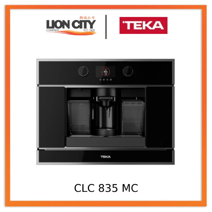 Teka CLC 835 MC BK-SS Urban Colors Edition. Multi-capsule and Ground Built-in Coffee Machine With 19 Bar Pump Pressure