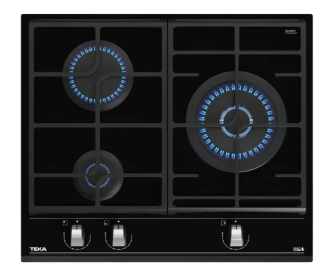 Teka GZC 63310 PUB/LPG Gas on Glass Hob With Exactflame Function in 60 Cm of Butane Gas - Image 2