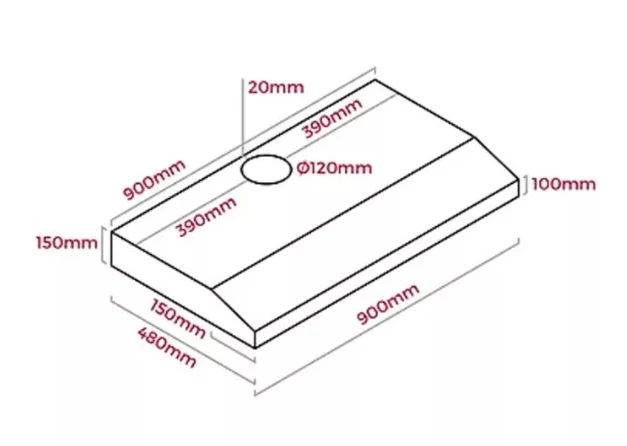 Teka HGI 902 Slimline Hood - Image 5